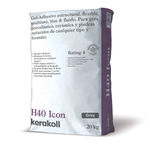 Gel‑Adhesivo estructural, altamente flexible, multiuso, tixo & fluido, H40 Icon de Kerakoll. Gris. 20 Kg